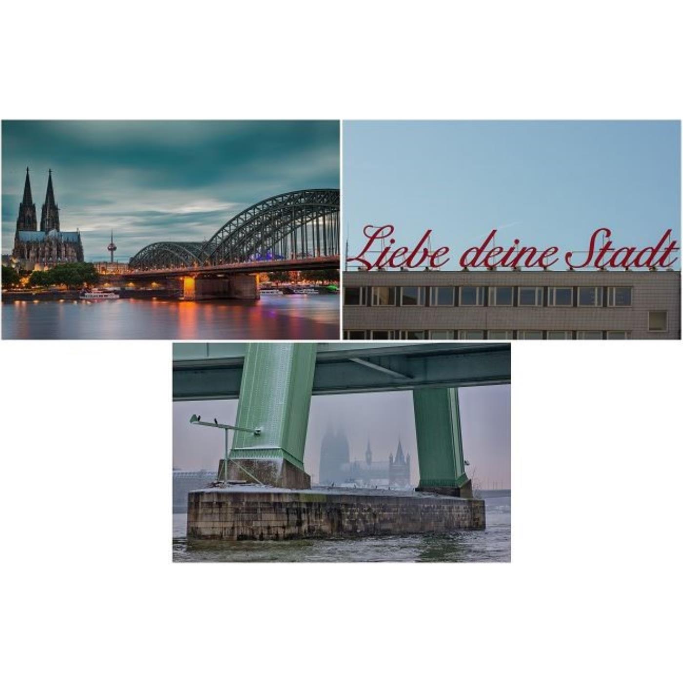 MDF Bild Severinsbrücke - verschiedene Motive