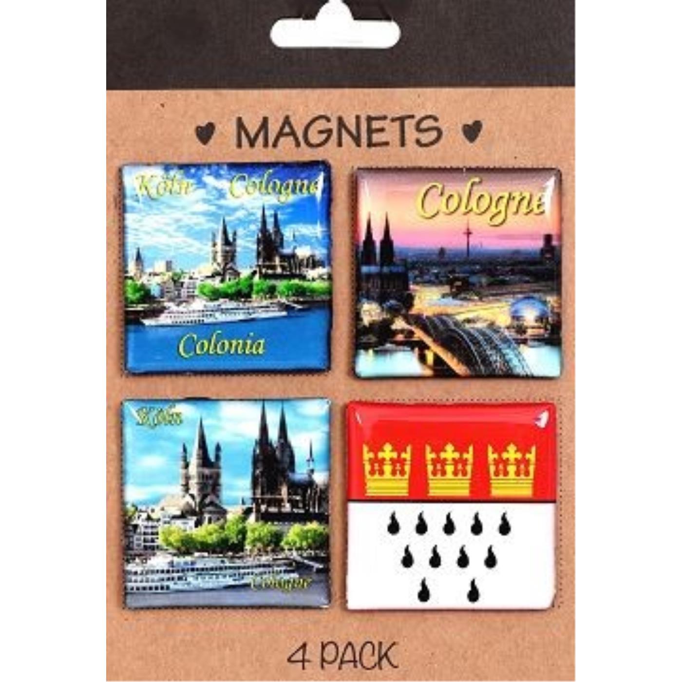 Magnet Set 4 Magnete Wappen