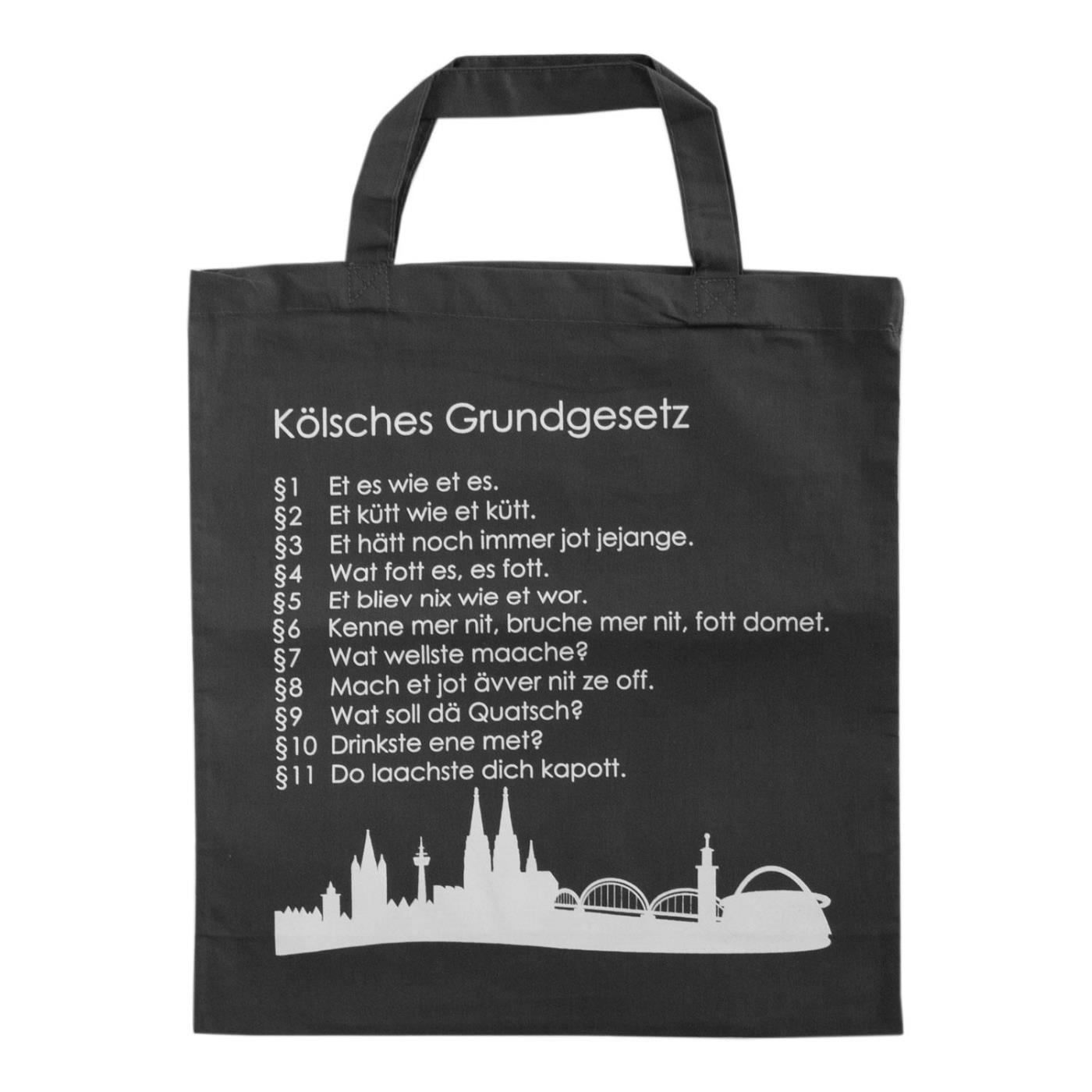 Baumwolltasche Kölsches Grundgesetz