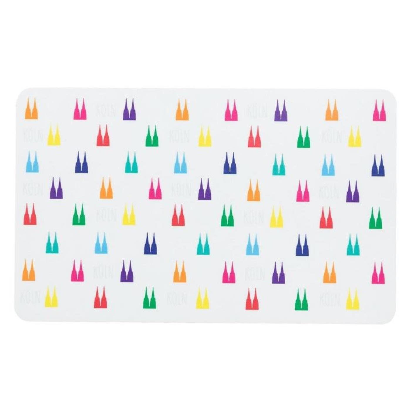 Frühstücksbrettchen bunte Dömchen
