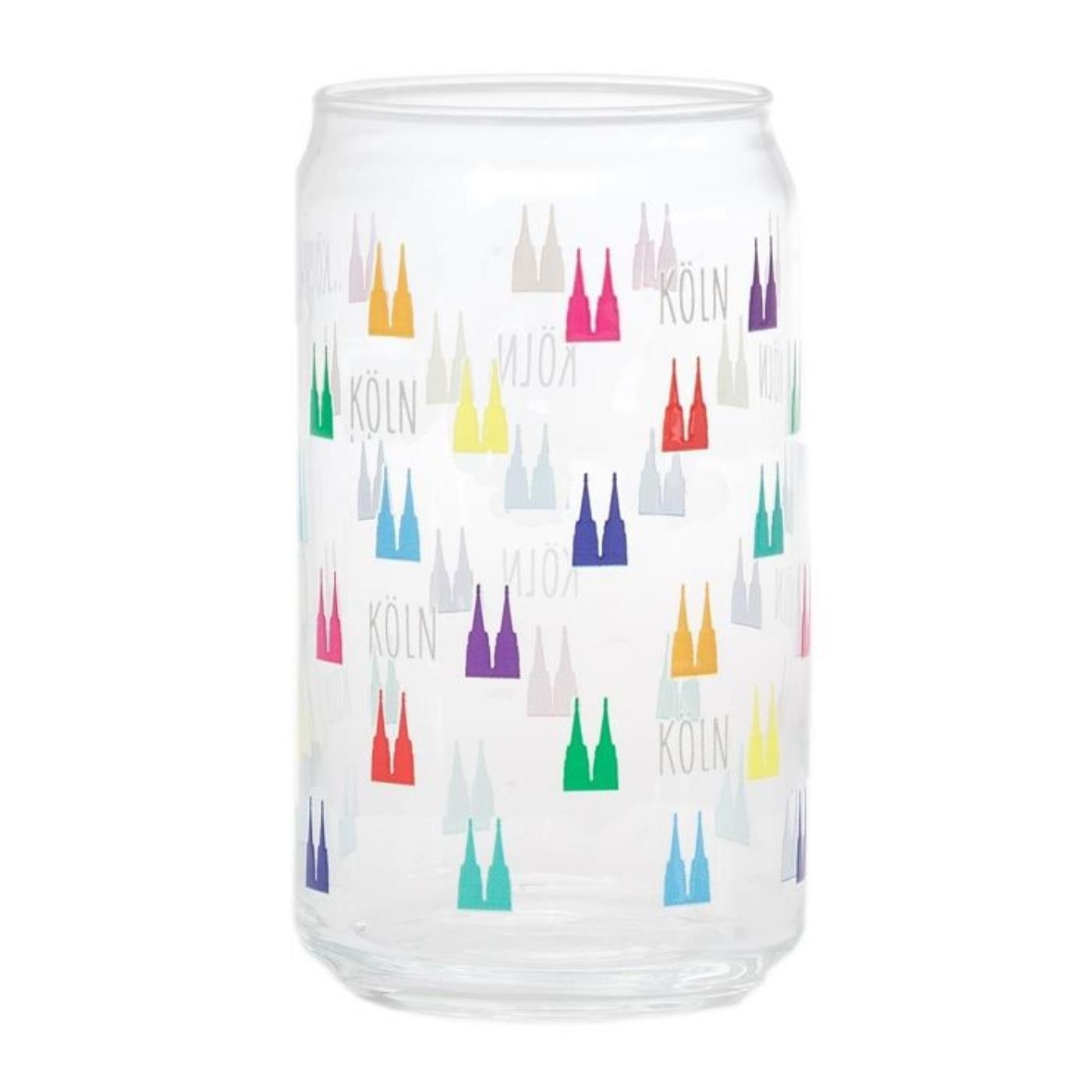 Trinkglas bunte Dömchen