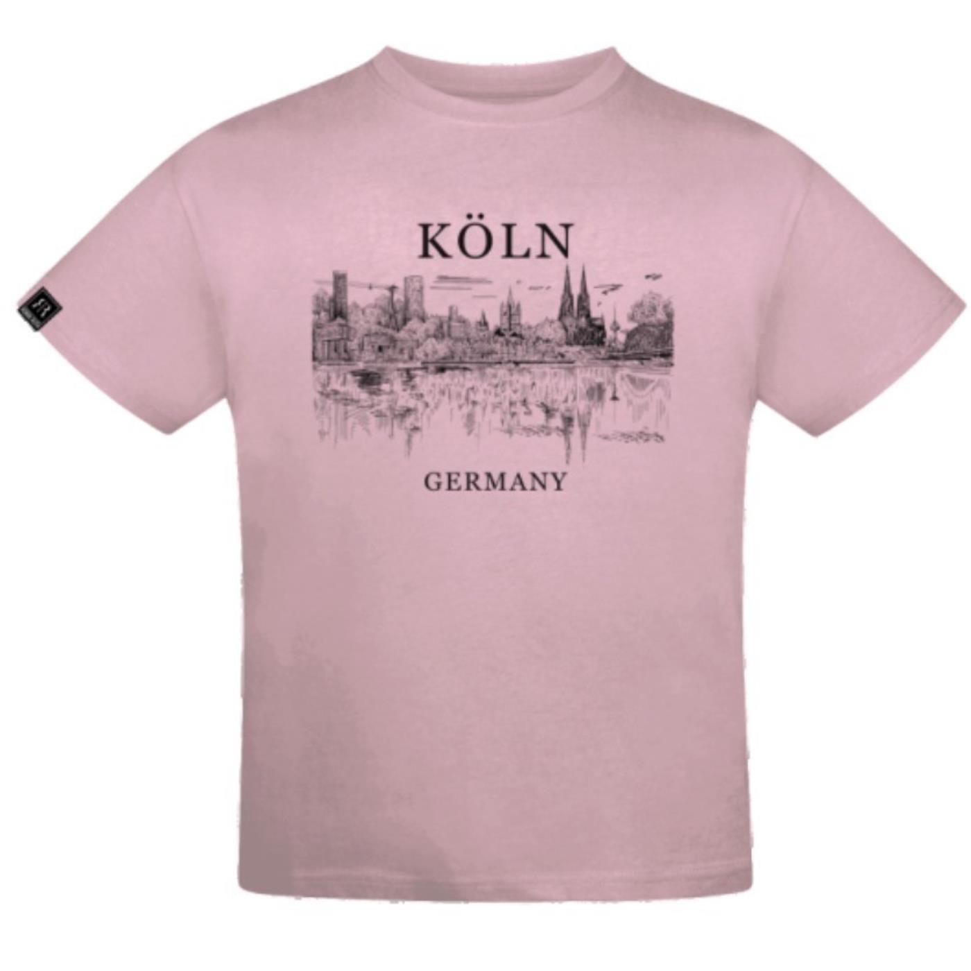T-Shirt Skyline - Kinder, pink