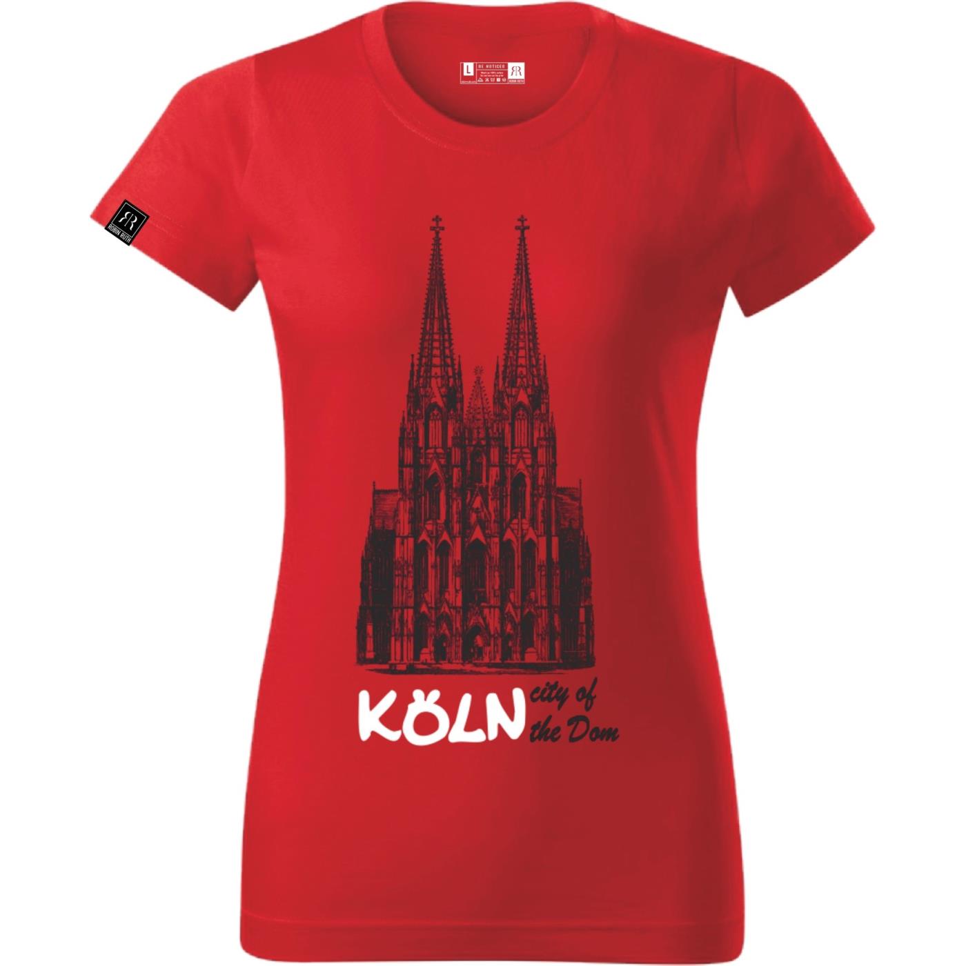Köln-T-Shirt mit Dom-Motiv, Damen