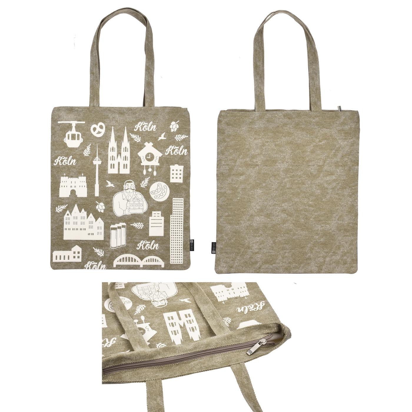Shopper " Köln Designs", beige