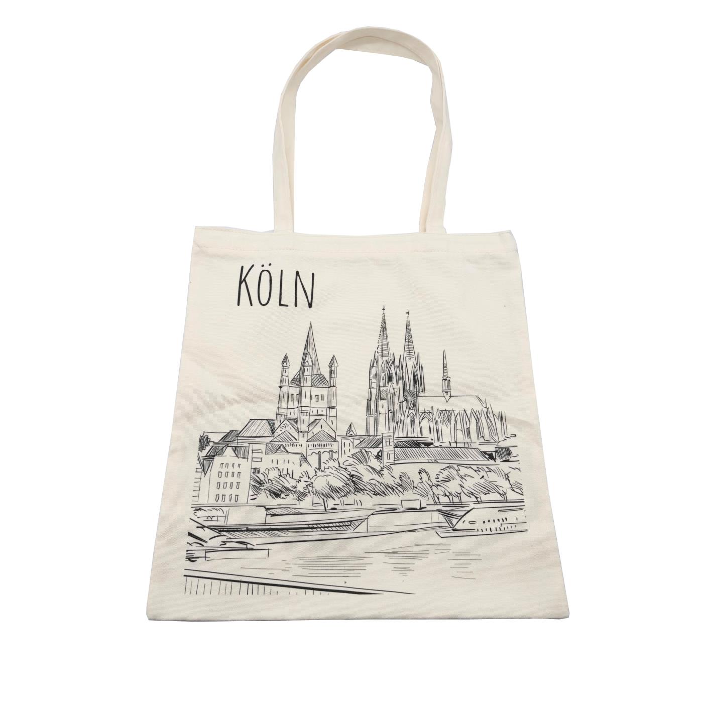 Köln Tasche mit Kölner Dom, natur