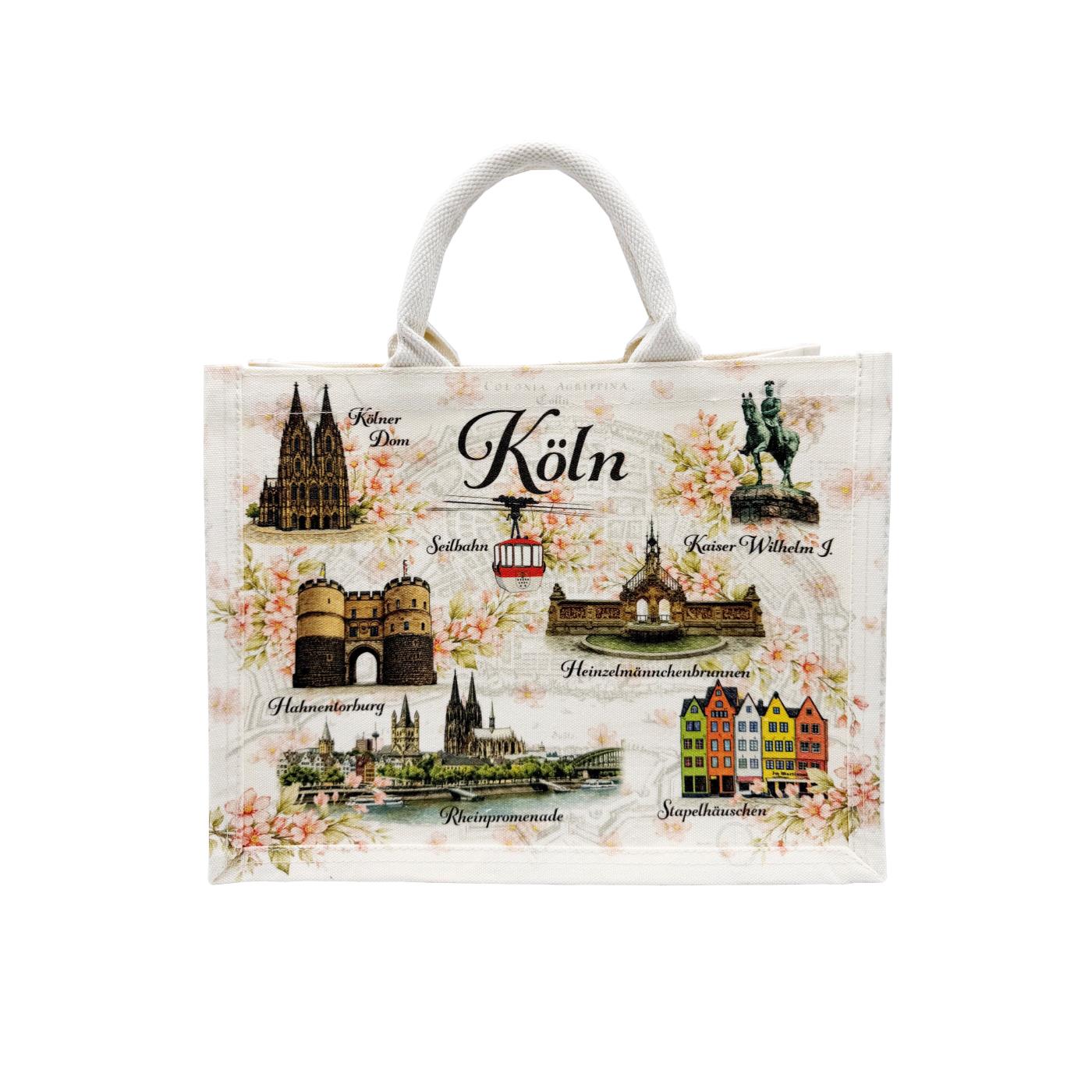 Kleine Köln Tasche mit Sehenswürdigkeiten