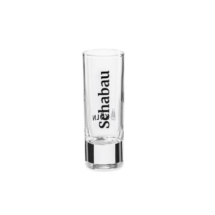 Schnapsglas Schabau, schwarz