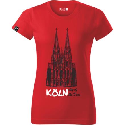 Köln-T-Shirt mit Dom-Motiv, Damen