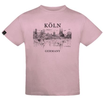 T-Shirt Skyline - Kinder, pink