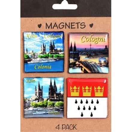Magnet Set 4 Magnete Wappen