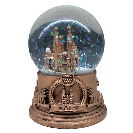 Schneekugel bronze - klein