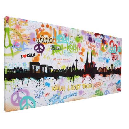 Leinwand Bild - Köln Tags