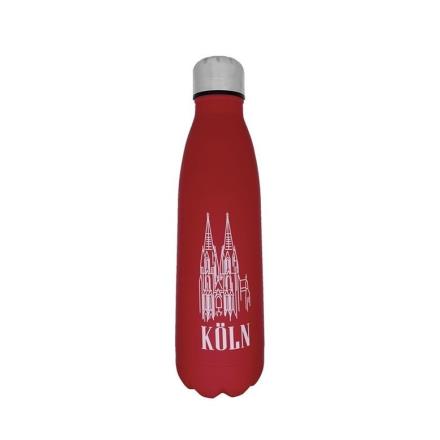 Thermoflasche Köln rot