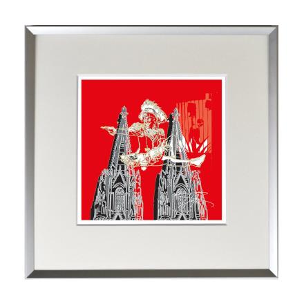 Köln Kunstdruck Domspitzen