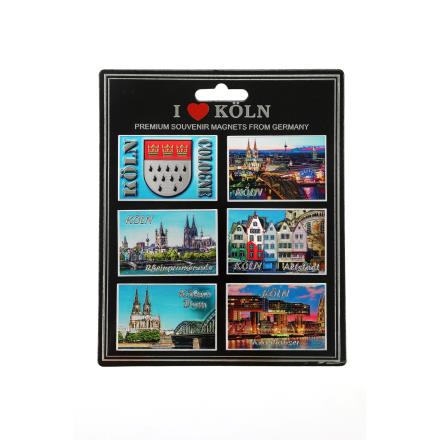 6er-Set Köln Magnete