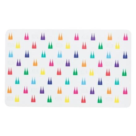 Frühstücksbrettchen bunte Dömchen