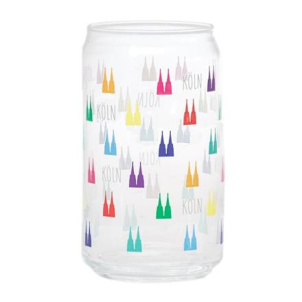 Trinkglas bunte Dömchen