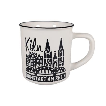 Köln Kaffeetasse - Domstadt, weiß