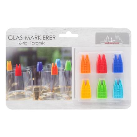 Glas-Markierer „bunte Dömchen"