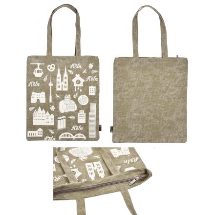 Shopper " Köln Designs", beige