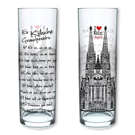 Kölschglas I love Köln Serie II