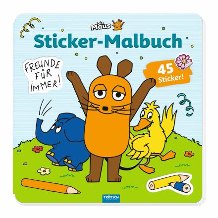 Stickermalbuch Die Maus