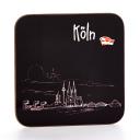 Untersetzer Skyline Köln schwarz / weiß 2