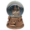 Schneekugel bronze - klein 2