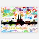 Aufkleber Köln Tags 1