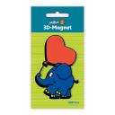 3D Magnet Elefant mit Herz 1