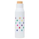 Edelstahl Trinkflasche bunte Dömchen 1