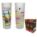 Schnapsglas 2er Set, Grundgesetz bunt 1