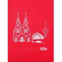 Pop-Up Karte Kölner Dom - rot, Köln 2