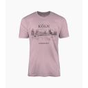 T-Shirt Skyline, Damen, pink 1
