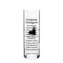 Kölschglas "Kölsches Grundgesetz", schwarz 1