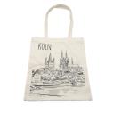 Köln Tasche mit Kölner Dom, natur 1