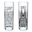 Kölschglas I love Köln Serie II 1